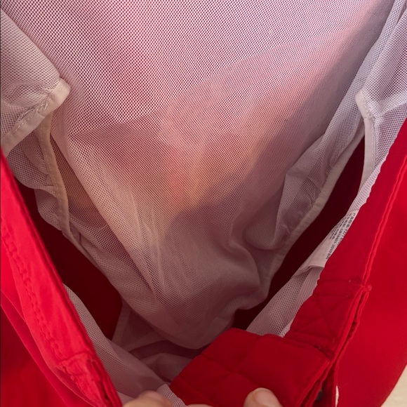 Abercrombie & Fitch Men’s Red Stretch Lined Swim Trunks 32 - Picture 9 of 10